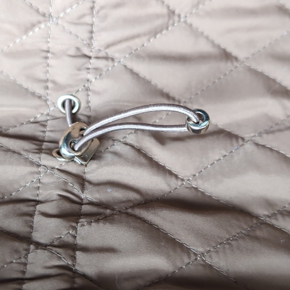 Zara Basic Quilted Tan Coat - Picture 6 of 8